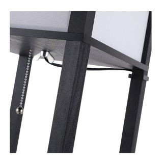 Ξύλινο Φωτιστικό Δαπέδου με 3 Ράφια 40 W HOMCOM 833-623 Ξύλινο Φωτιστικό Δαπέδου με 3 Ράφια 40 W HOMCOM 833-623