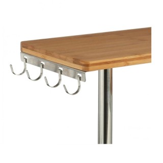 Ξύλινο Γωνιακό Ράφι Οργάνωσης Κουζίνας 3 Επιπέδων με 4 Γάντζους 45 ... Ξύλινο Γωνιακό Ράφι Οργάνωσης Κουζίνας 3 Επιπέδων με 4 Γάντζους 45 ...