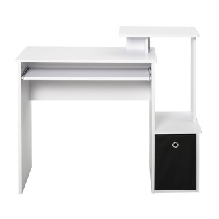 Ξύλινο Γραφείο Υπολογιστή 100 x 40 x 86.6 cm HOMCOM 836-263WT