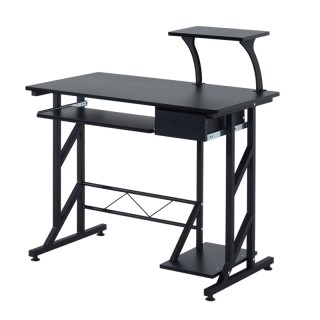 Ξύλινο Γραφείο με Θέση για Υπολογιστή 90 x 50 x 95 cm HOMCOM 920-018BK Ξύλινο Γραφείο με Θέση για Υπολογιστή 90 x 50 x 95 cm HOMCOM 920-018BK