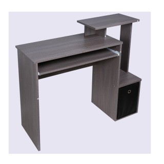 Ξύλινο Γραφείο Υπολογιστή με Υφασμάτινο Καλάθι 100 x 40 x 86.6 cm Χ...