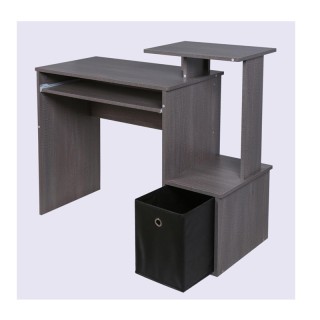 Ξύλινο Γραφείο Υπολογιστή με Υφασμάτινο Καλάθι 100 x 40 x 86.6 cm Χ... Ξύλινο Γραφείο Υπολογιστή με Υφασμάτινο Καλάθι 100 x 40 x 86.6 cm Χ...