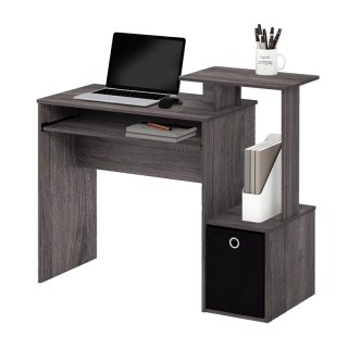 Ξύλινο Γραφείο Υπολογιστή με Υφασμάτινο Καλάθι 100 x 40 x 86.6 cm Χ... Ξύλινο Γραφείο Υπολογιστή με Υφασμάτινο Καλάθι 100 x 40 x 86.6 cm Χ...