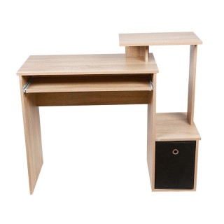 Ξύλινο Γραφείο Υπολογιστή με Υφασμάτινο Καλάθι 100 x 40 x 86.6 cm Χ... Ξύλινο Γραφείο Υπολογιστή με Υφασμάτινο Καλάθι 100 x 40 x 86.6 cm Χ...