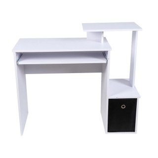 Ξύλινο Γραφείο Υπολογιστή με Υφασμάτινο Καλάθι 100 x 40 x 86.6 cm Χ... Ξύλινο Γραφείο Υπολογιστή με Υφασμάτινο Καλάθι 100 x 40 x 86.6 cm Χ...