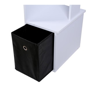 Ξύλινο Γραφείο Υπολογιστή με Υφασμάτινο Καλάθι 100 x 40 x 86.6 cm Χ... Ξύλινο Γραφείο Υπολογιστή με Υφασμάτινο Καλάθι 100 x 40 x 86.6 cm Χ...