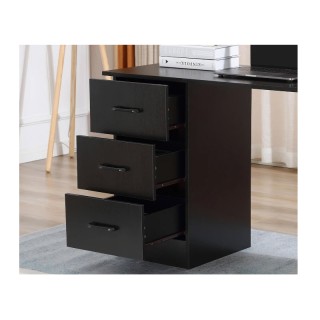 Ξύλινο Γραφείο με 3 Συρτάρια και 3 Ράφια 120 x 49 x 72 cm HOMCOM 83...