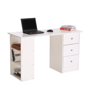 Ξύλινο Γραφείο με 3 Συρτάρια και 3 Ράφια 120 x 49 x 72 cm HOMCOM 92... Ξύλινο Γραφείο με 3 Συρτάρια και 3 Ράφια 120 x 49 x 72 cm HOMCOM 92...