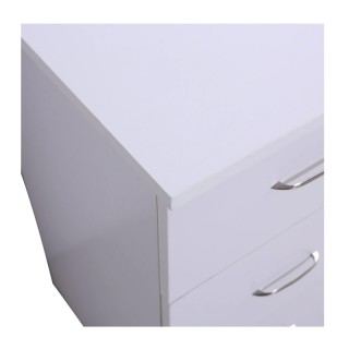 Ξύλινο Γραφείο με 3 Συρτάρια και 3 Ράφια 120 x 49 x 72 cm Χρώματος ...