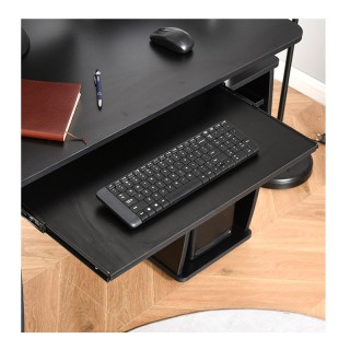 Ξύλινο Γραφείο με Θέση για Υπολογιστή και Πληκτρολόγιο 120 x 55 x 8...