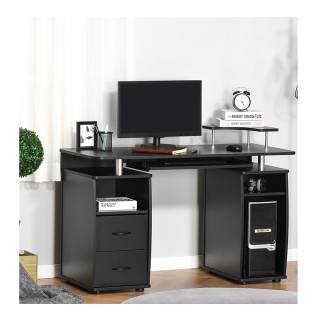 Ξύλινο Γραφείο με Θέση για Υπολογιστή και Πληκτρολόγιο 120 x 55 x 8...