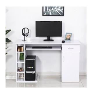 Ξύλινο Γραφείο με Θέση για Υπολογιστή και Πληκτρολόγιο 120 x 60 x 7...