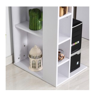 Ξύλινο Γραφείο με Θέση για Υπολογιστή και Πληκτρολόγιο 120 x 60 x 7...