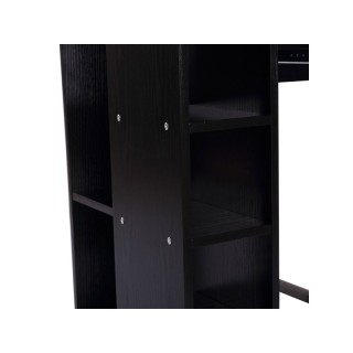 Ξύλινο Γραφείο με Θέση για Υπολογιστή και Πληκτρολόγιο 152 x 60 x 8...