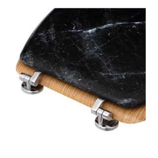 Ξύλινο Καπάκι Λεκάνης με Εφέ Μαρμάρου 36 x 46.5 x 5.3 cm 5Five Simp... Ξύλινο Καπάκι Λεκάνης με Εφέ Μαρμάρου 36 x 46.5 x 5.3 cm 5Five Simp...