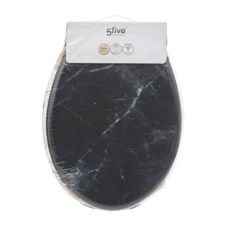 Ξύλινο Καπάκι Λεκάνης με Εφέ Μαρμάρου 36 x 46.5 x 5.3 cm 5Five Simp... Ξύλινο Καπάκι Λεκάνης με Εφέ Μαρμάρου 36 x 46.5 x 5.3 cm 5Five Simp...