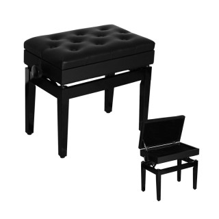 Ξύλινο Κάθισμα Πιάνου με Ρυθμιζόμενο Ύψος και Αποθηκευτικό Χώρο 54.... Ξύλινο Κάθισμα Πιάνου με Ρυθμιζόμενο Ύψος και Αποθηκευτικό Χώρο 54....