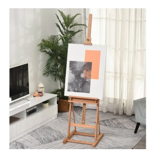 Ξύλινο Καβαλέτο Ζωγραφικής με Ρυθμιζόμενο Ύψος 53 x 50.5 x 171-230 ... Ξύλινο Καβαλέτο Ζωγραφικής με Ρυθμιζόμενο Ύψος 53 x 50.5 x 171-230 ...