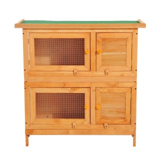 Ξύλινο Κλουβί Εξωτερικού Χώρου για Κατοικίδια 90 x 45 x 90 cm PawHu...