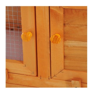 Ξύλινο Κλουβί Εξωτερικού Χώρου για Κατοικίδια 90 x 45 x 90 cm PawHu...