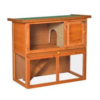 Ξύλινο Κλουβί Εξωτερικού Χώρου για Κατοικίδια 90 x 45 x 80 cm PawHu...