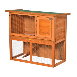 Ξύλινο Κλουβί Εξωτερικού Χώρου για Κατοικίδια 90 x 45 x 80 cm PawHu... Ξύλινο Κλουβί Εξωτερικού Χώρου για Κατοικίδια 90 x 45 x 80 cm PawHu...