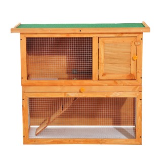 Ξύλινο Κλουβί Εξωτερικού Χώρου για Κατοικίδια 90 x 45 x 80 cm PawHu... Ξύλινο Κλουβί Εξωτερικού Χώρου για Κατοικίδια 90 x 45 x 80 cm PawHu...