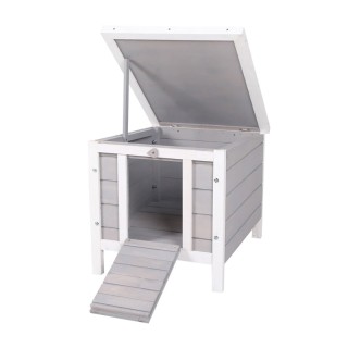 Ξύλινο Κλουβί Εξωτερικού Χώρου - Σπίτι Μικρών Ζώων 51 x 42 x 43 cm ...