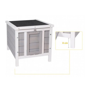 Ξύλινο Κλουβί Εξωτερικού Χώρου - Σπίτι Μικρών Ζώων 51 x 42 x 43 cm ...