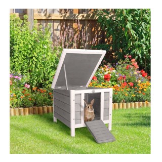 Ξύλινο Κλουβί Εξωτερικού Χώρου - Σπίτι Μικρών Ζώων 51 x 42 x 43 cm ...