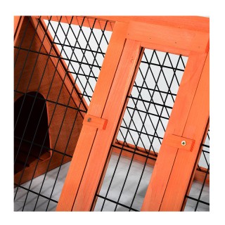 Ξύλινο Κλουβί Κουνελιών - Σπίτι Μικρών Ζώων 118 x 50 x 45 cm PawHut... Ξύλινο Κλουβί Κουνελιών - Σπίτι Μικρών Ζώων 118 x 50 x 45 cm PawHut...