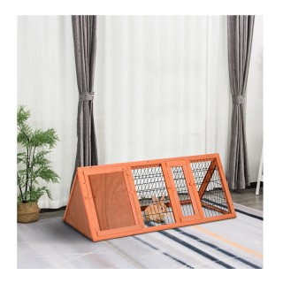 Ξύλινο Κλουβί Κουνελιών - Σπίτι Μικρών Ζώων 118 x 50 x 45 cm PawHut... Ξύλινο Κλουβί Κουνελιών - Σπίτι Μικρών Ζώων 118 x 50 x 45 cm PawHut...