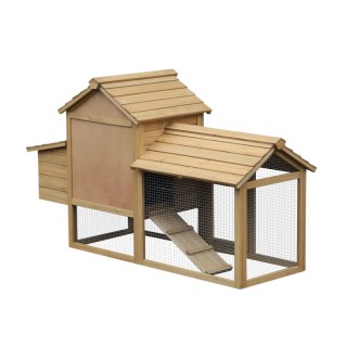 Ξύλινο Κοτέτσι 150.5 x 54 x 87 cm PawHut D51-108 Ξύλινο Κοτέτσι 150.5 x 54 x 87 cm PawHut D51-108