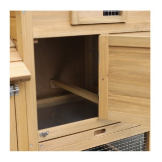 Ξύλινο Κοτέτσι 150.5 x 54 x 87 cm PawHut D51-108