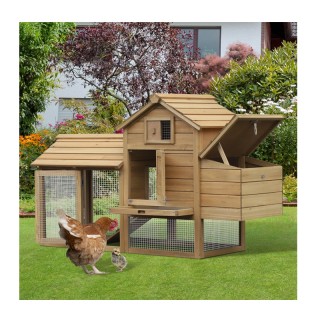 Ξύλινο Κοτέτσι 150.5 x 54 x 87 cm PawHut D51-108 Ξύλινο Κοτέτσι 150.5 x 54 x 87 cm PawHut D51-108