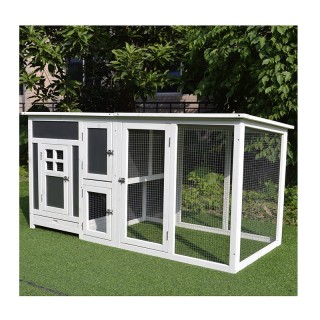 Ξύλινο Κοτέτσι 160 x 75 x 80 cm PawHut D51-104 Ξύλινο Κοτέτσι 160 x 75 x 80 cm PawHut D51-104