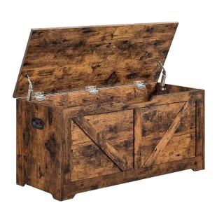 Ξύλινο Μπαούλο Αποθήκευσης 40 x 100 x 46 cm VASAGLE LSB060T01 Ξύλινο Μπαούλο Αποθήκευσης 40 x 100 x 46 cm VASAGLE LSB060T01