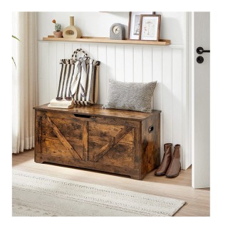 Ξύλινο Μπαούλο Αποθήκευσης 40 x 100 x 46 cm VASAGLE LSB060T01 Ξύλινο Μπαούλο Αποθήκευσης 40 x 100 x 46 cm VASAGLE LSB060T01