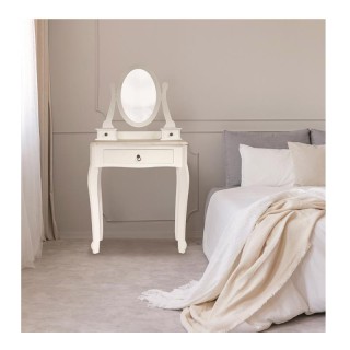 Ξύλινο Μπουντουάρ με Καθρέπτη 65 x 36 x 128 cm Home Deco Factory HD... Ξύλινο Μπουντουάρ με Καθρέπτη 65 x 36 x 128 cm Home Deco Factory HD...