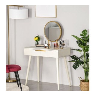 Ξύλινο Μπουντουάρ με Καθρέπτη 80 x 40 x 123 cm HOMCOM 831-355