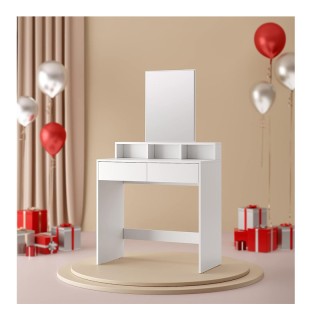 Ξύλινο Μπουντουάρ με Καθρέπτη 80 x 40 x 140 cm VASAGLE RDT113W01