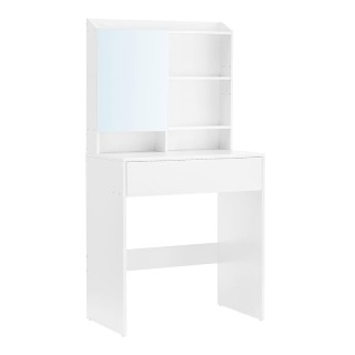 Ξύλινο Μπουντουάρ με Καθρέπτη 70 x 40 x 136 cm VASAGLE RDT118W01 Ξύλινο Μπουντουάρ με Καθρέπτη 70 x 40 x 136 cm VASAGLE RDT118W01