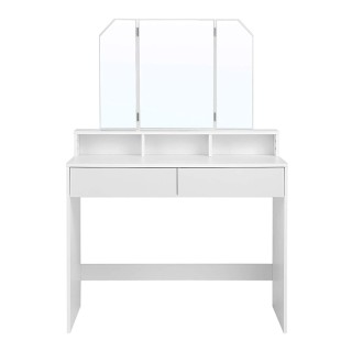 Ξύλινο Μπουντουάρ με Πτυσσόμενο Καθρέπτη 100 x 40 x 142 cm VASAGLE ...