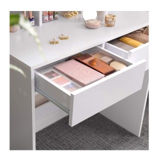 Ξύλινο Μπουντουάρ με Πτυσσόμενο Καθρέπτη 100 x 40 x 142 cm VASAGLE ...