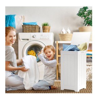 Ξύλινο Ντουλάπι Απλύτων 30 x 30 x 61 cm Costway BA7397 Ξύλινο Ντουλάπι Απλύτων 30 x 30 x 61 cm Costway BA7397