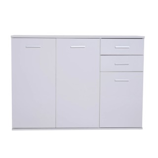 Ξύλινο Ντουλάπι με 3 Πόρτες και 2 Συρτάρια 106 x 35 x 76 cm HOMCOM ...