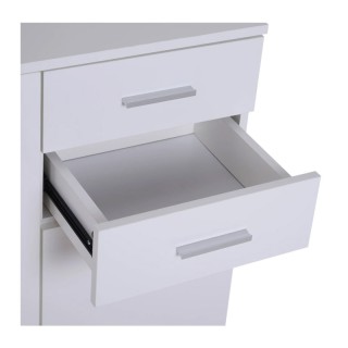 Ξύλινο Ντουλάπι με 3 Πόρτες και 2 Συρτάρια 106 x 35 x 76 cm HOMCOM ...