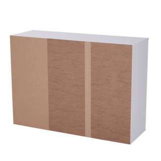 Ξύλινο Ντουλάπι με 3 Πόρτες και 2 Συρτάρια 106 x 35 x 76 cm HOMCOM ...