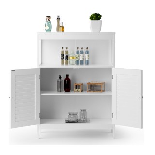 Ξύλινο Ντουλάπι Μπάνιου 60 x 30 x 80 cm Bakaji 02814576 Ξύλινο Ντουλάπι Μπάνιου 60 x 30 x 80 cm Bakaji 02814576