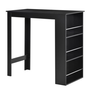 Ξύλινο Ορθογώνιο Τραπέζι - Bar με 3 Ράφια 112 x 57 x 106 cm HOMCOM ...